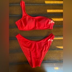 one shoulder bikini
